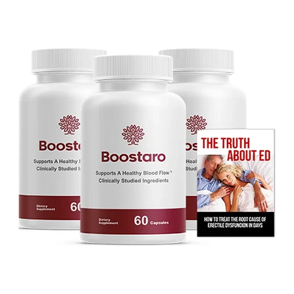 Boostaro 3 bottles package — nitric oxide support pricing