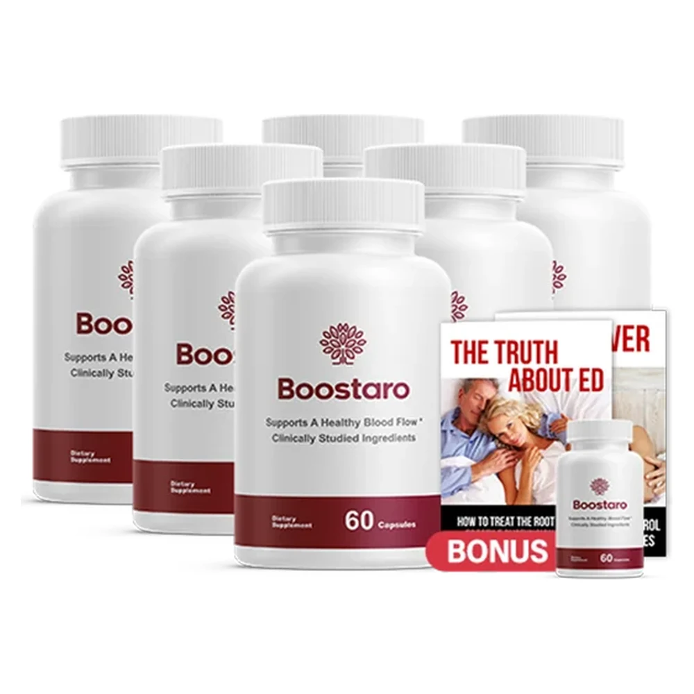 Boostaro 6 bottles package — nitric oxide support pricing
